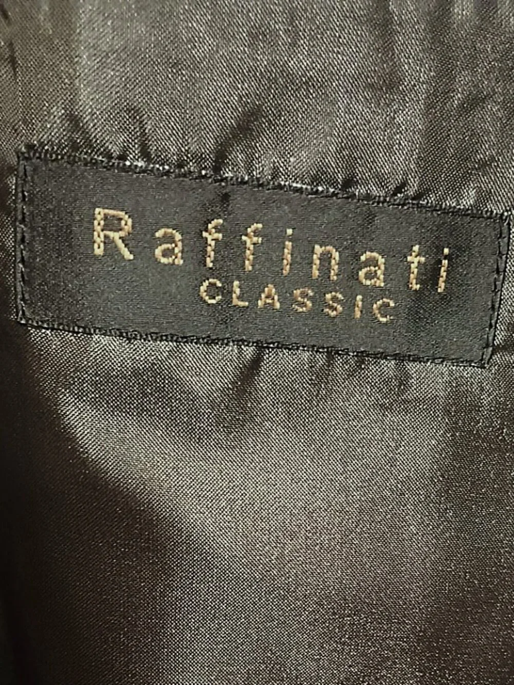 Raffinati Classic Men Olive Green Double Breasted 2 Piece Suit  44R